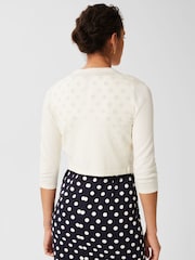 Hobbs White Carrie Bolero - Image 2 of 3