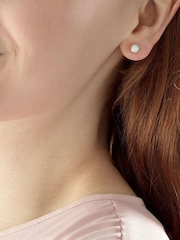 Beaverbrooks Sterling Silver Freshwater Cultured Pearl Earrings - Image 3 of 4