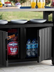 Keter Grey Garden Unity XL BBQ Table - Image 1 of 7
