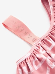 Koralowo-różowy - Bikini z falbanką i logo Baker by Ted Baker - Image 3 of 4