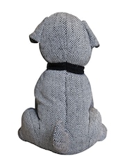 Riva Home Grey Herringbone Dog Doorstop - Image 1 of 4