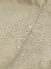 Khakigrün - Spritzwasserbeständiger taillierter Regenmantel mit Kapuze - Bild 3 von 9