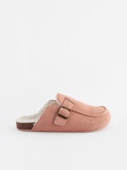 Rose - Mules avec assise plantaire en daim - Image 4 of 7
