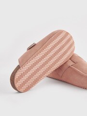 Rose - Mules avec assise plantaire en daim - Image 5 of 7
