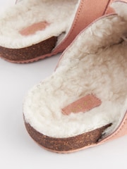 Rose - Mules avec assise plantaire en daim - Image 6 of 7