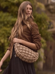 Brown Suede Cropped Jacket - Image 2 of 10