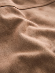 Beige Suedette Western Shacket - Image 6 of 6