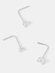 Accessorize Kristal Burunlu Sırğalar 3 Paket - 2şəkildən 2 şəkil