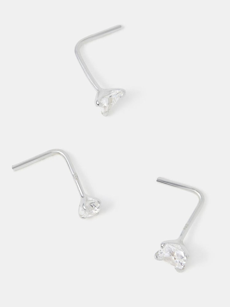 Accessorize Kristal Burunlu Sırğalar 3 Paket - 2şəkildən 2 şəkil