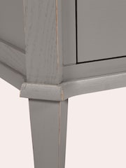 Laura Ashley Pale Charcoal Henshaw 2 Drawer Corner TV Stand - Image 4 of 5