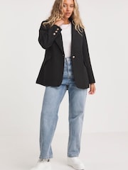 Simply Be Black Bouclé Blazer - Image 3 of 4