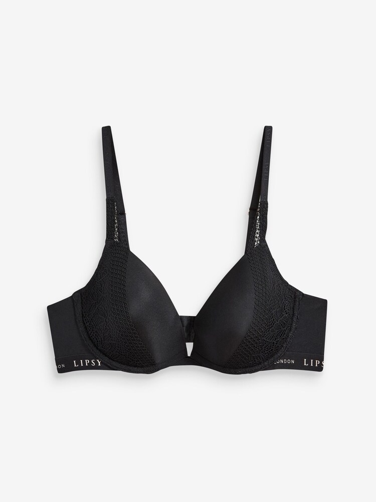 Lipsy Lace Lightly Padded Plunge Bra - Image 2 of 5