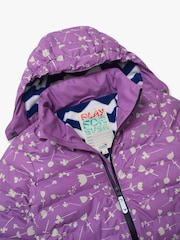 Roxa - Jaqueta acolchoada impermeável Muddy Puddles - Imagem 6 de 8