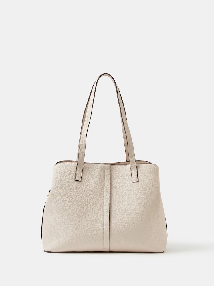 Sac cabas à bandoulière en toile Accessorize - Image 1 de 2