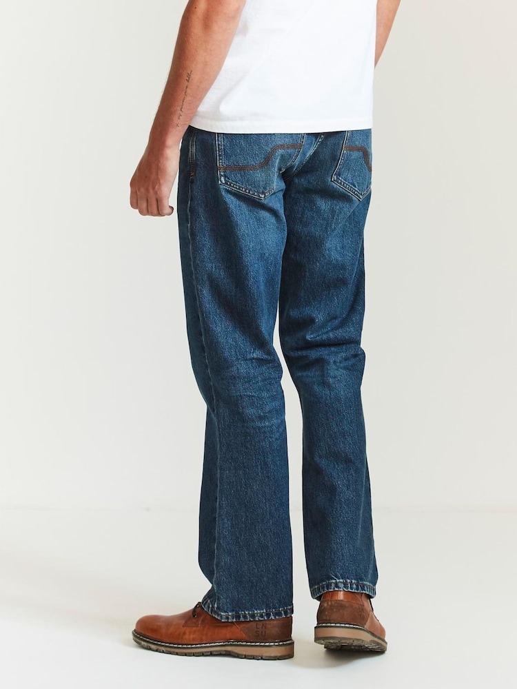 FatFace Mid Wash Bootcut Jeans - Image 2 of 3