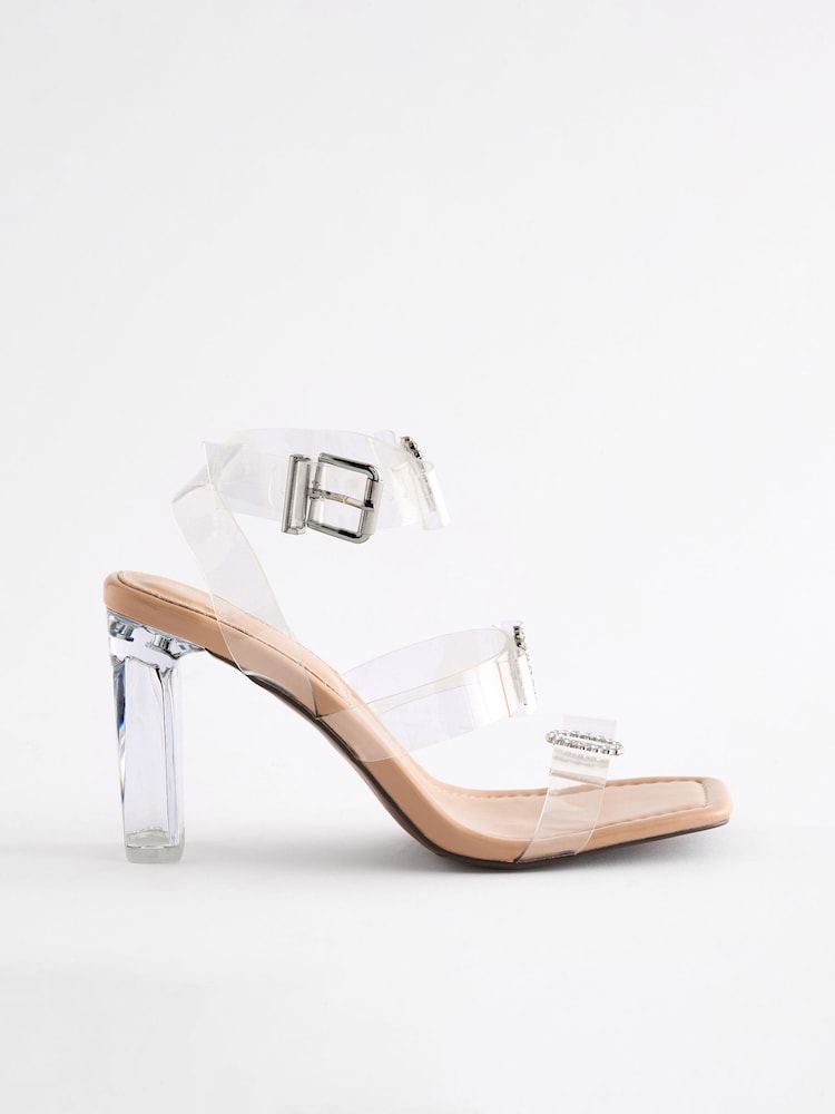 Transparent - Forever Comfort Vinyl-Sandalen mit Schleife - Bild 2 von 5 Transparent - Forever Comfort Vinyl-Sandalen mit Schleife - Bild 2 von 5