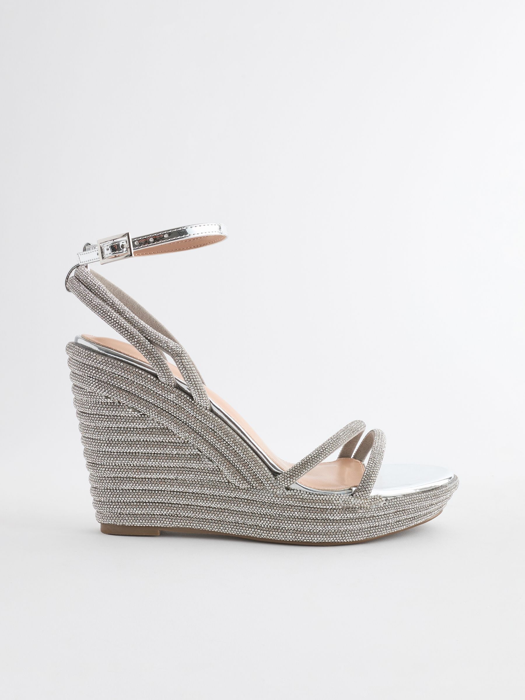 Silver grey wedges 2025