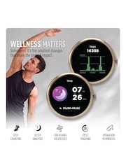 Peers Hardy Green Reflex Active Spectra Khaki Silicone Strap Smart Watch - Image 4 of 8