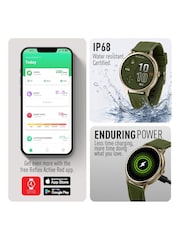 Peers Hardy Green Reflex Active Spectra Khaki Silicone Strap Smart Watch - Image 6 of 8
