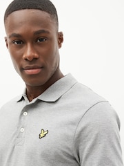 Lyle & Scott Grey Classic Polo Shirt - Image 4 of 8