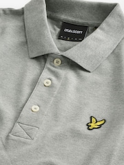 Lyle & Scott Grey Classic Polo Shirt - Image 6 of 8