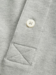 Lyle & Scott Grey Classic Polo Shirt - Image 8 of 8