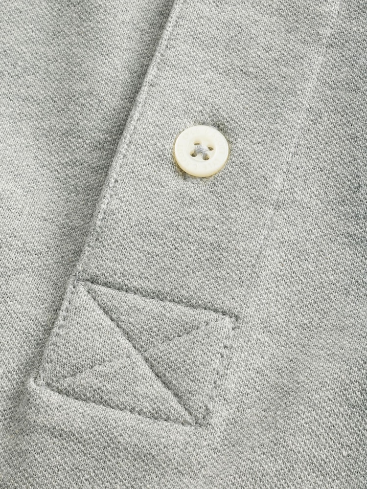 Lyle & Scott Grey Classic Polo Shirt - Image 8 of 8