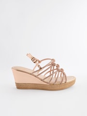 Rose Gold Forever Comfort® Jewel Knot Wedges - Image 6 of 9
