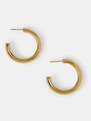 أقراط حلقية سميكة من الفولاذ المقاوم للصدأ من Accessorize - صورة 2 من 2