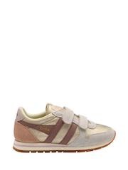 Gola Gold Kids' Daytona Blaze Strap Trainers - Image 1 of 4