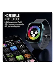Peers Hardy Grey Reflex Active Spectra Dark Silicone Strap Smart Watch - Image 6 of 8