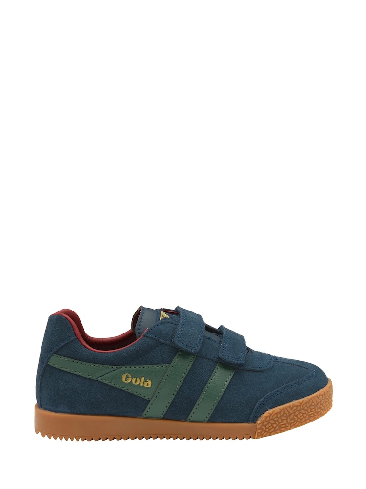 Gola Blue Harrier Suede Strap Trainers - Image 1 of 4