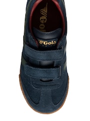 Gola Blue Harrier Suede Strap Trainers - Image 4 of 4