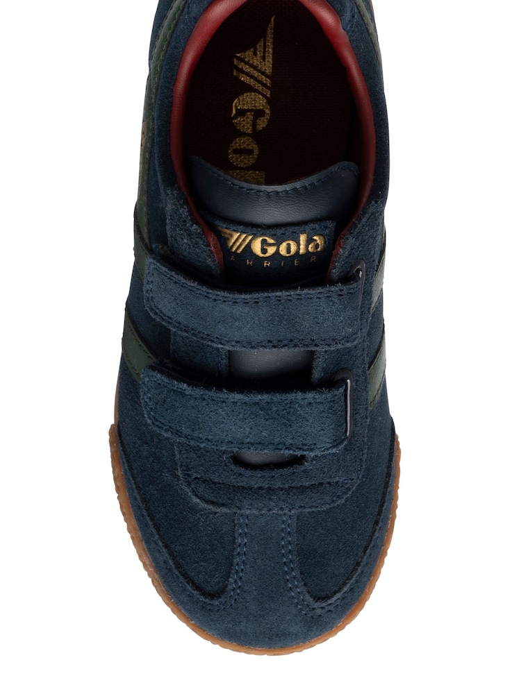 Gola Blue Harrier Suede Strap Trainers - Image 4 of 4