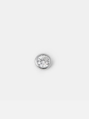 Accessorize Silver Tone Cubic Zirconia Flatback Stud Earrings - Image 2 of 2