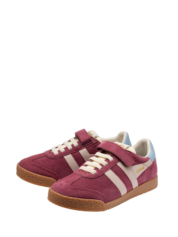 Gola Red Kids' Elan Strap Trainers - Image 2 of 4