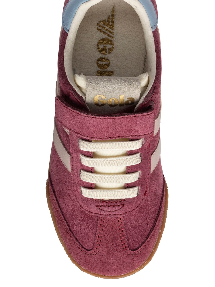 Gola Red Kids' Elan Strap Trainers - Image 4 of 4