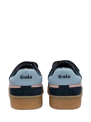 Gola Blue Kids Viper Strap Suede Trainers - Image 3 of 4