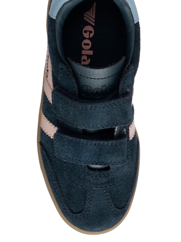 Gola Blue Kids Viper Strap Suede Trainers - Image 4 of 4