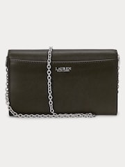 Зеленый - Lauren Ralph Lauren кожаная сумка с длинным ремешком Adair - Image 3 of 5