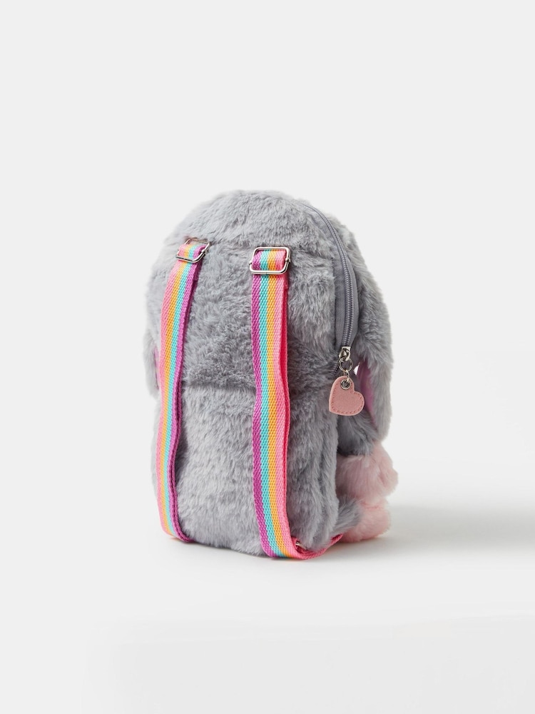 Angels By Accessorize Grey Bunny Backpack - Image 2 of 2