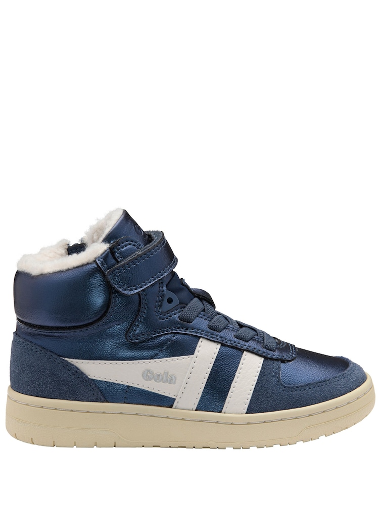 Gola Blue Kids' Talon Glimmer Strap Trainers - Image 1 of 4 Gola Blue Kids' Talon Glimmer Strap Trainers - Image 1 of 4