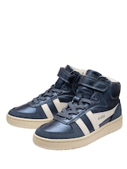 Gola Blue Kids' Talon Glimmer Strap Trainers - Image 2 of 4