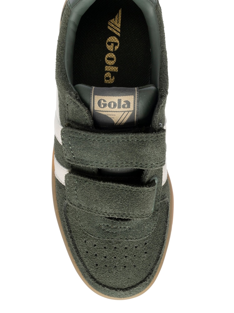 Gola Green Hawk Suede Strap Trainers - Image 4 of 4