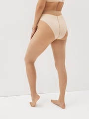 Natural Tan Matt 15 Denier Tights 3 Pack - Image 2 of 4