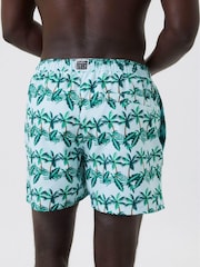 Bjorn Borg Green Print Swim Shorts - Image 2 of 6