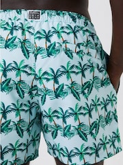 Bjorn Borg Green Print Swim Shorts - Image 5 of 6