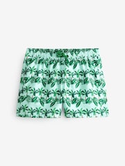 Bjorn Borg Green Print Swim Shorts - Image 6 of 6