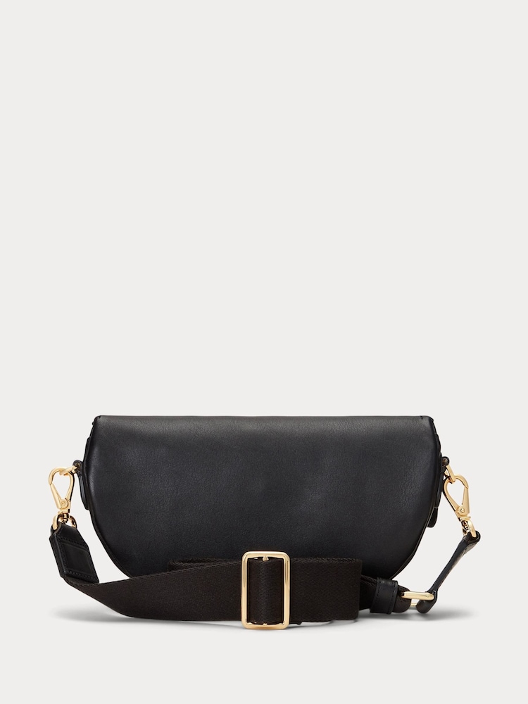 Lauren Ralph Lauren Marcy Leather Belt Black Bag - Image 2 of 6
