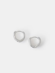 Accessorize Molten Huggie Hoop Sırğalar - 2şəkildən 2 şəkil